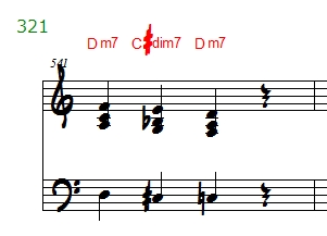 Common Drop 2 voicing movement